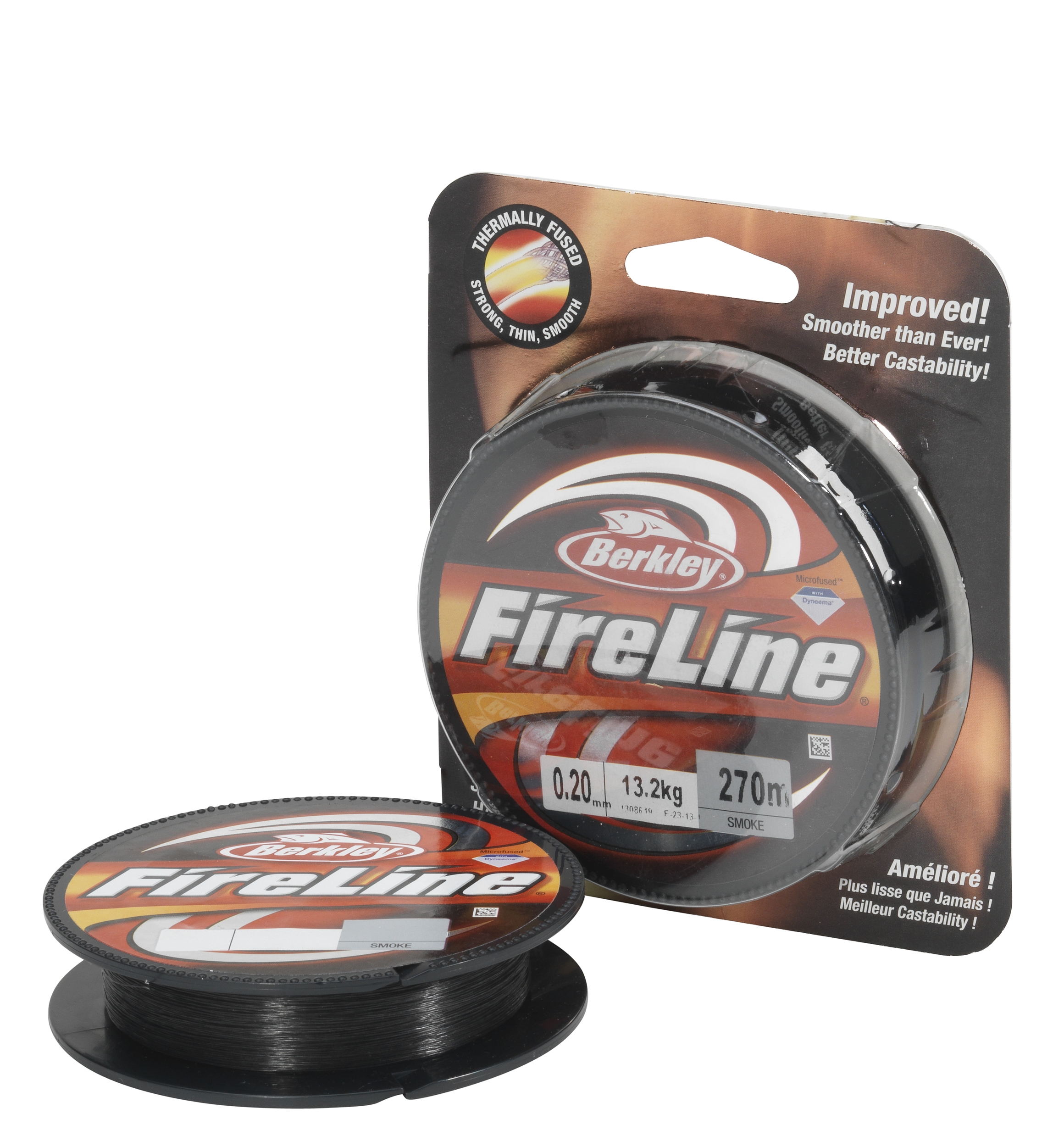Шнур Berkley FireLine Smoke EFLNFS15-42 серый  110m 0.15mm 7.9kg